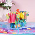 Miniatyrbild 1 av 7: Kyssande fisk 3D popup-hälsningskort