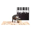 Miniatyrbild 2 av 8: 3D Pop-up musik gratulationskort - Piano