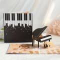 Miniatyrbild 1 av 8: 3D Pop-up musik gratulationskort - Piano