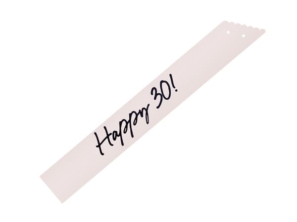 Happy 30 bælte, cremefarvet, 76 cm