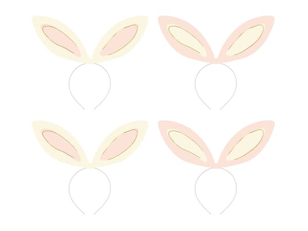 Jäniksenkorvat-pannat, 12,5x29 cm, sekoitus (1 pkt / 50 pkt) (1 pkt / 4 kpl)