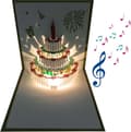 Pikkukuva 2 / 4: OBOSOE valaistus ja musiikillinen syntymäpäiväkortti 3D-onnittelukortti – mukava lahja