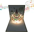 Pikkukuva 1 / 4: OBOSOE valaistus ja musiikillinen syntymäpäiväkortti 3D-onnittelukortti – mukava lahja