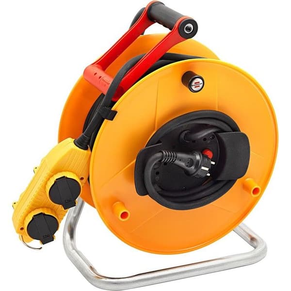 Rulle - BRENNENSTUHL - BT pro - 40m - H07RN-F - 3 uttag - Elektrisk