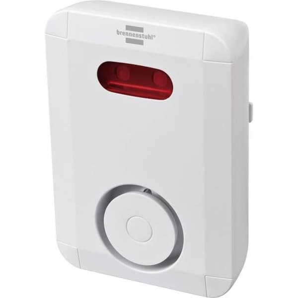 Trådlös siren - Brennenstuhl BrematicPRO - Vit - Rund - Utomhus - Elektrisk - Plast