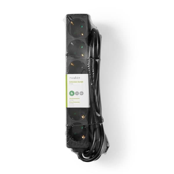 Nedis EXSO630F1BK Extension Cord 3m
