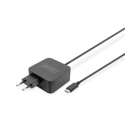 Digitus | Notebook Charger USB-C Power supply 65W PD3.0 | DA-10071 | Black Sort