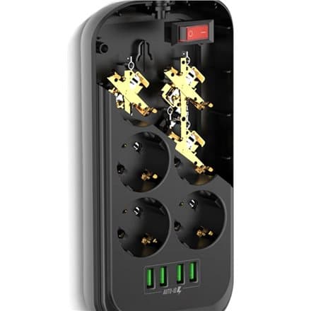 ColorWay | 10 A | Power Socket | CW-CHE64B | 17 W