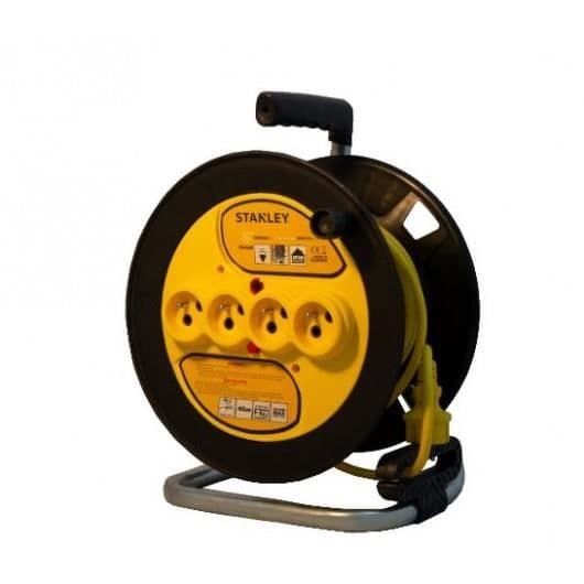 STANLEY 6388- Förlängningsrulle 40m H05VV-F 3*1,5 mm2- utrustad med en termisk brytare