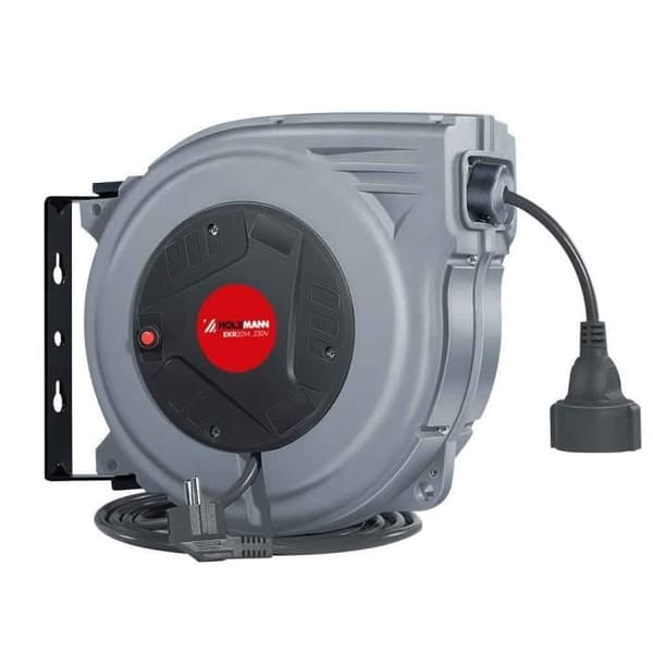 Elutdragare - 20m - 230V - Automatisk återvinningssystem - 1 uttag - Inomhus