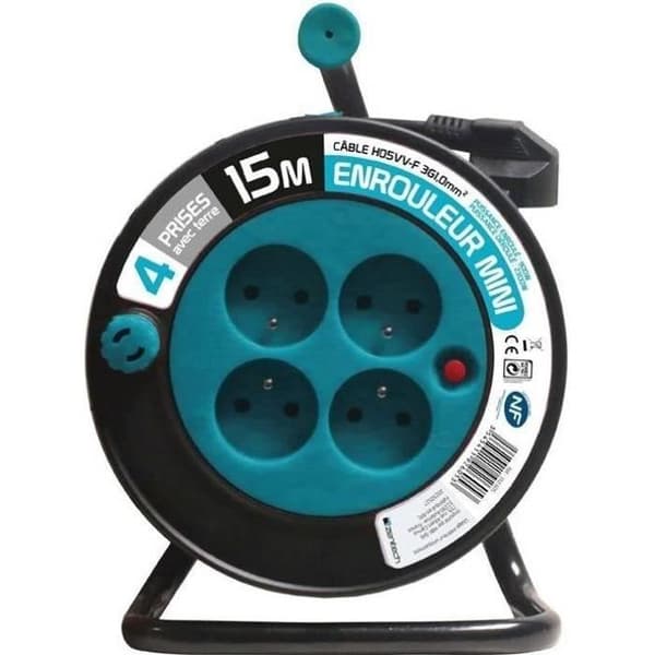 ZENITECH hushållsrulle 15m 3G1 mm² - Blå