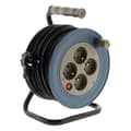 Miniatyrbild 3 av 3: 3G elektrisk rulle 15m + 4 T-uttag - taupe