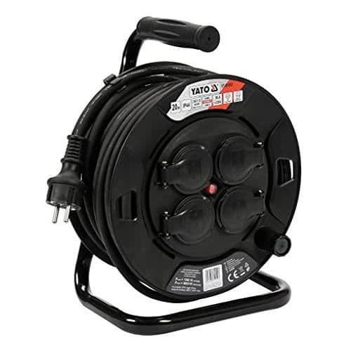 Förlängningssladd - YATO - YT-81054 - 40m - Hållbart material - Med jordkontakt