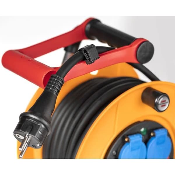 Brennenstuhl Kabelupprullare Kid Pro 15m (IP44, Cablepilot), fransktillverkad
