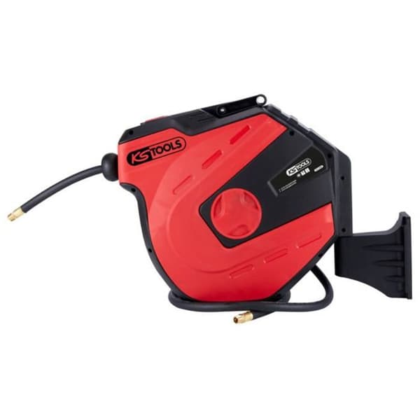 Slangkoppar - KS TOOLS - Väggmonterad - 15m - 1/4 tum - Metall