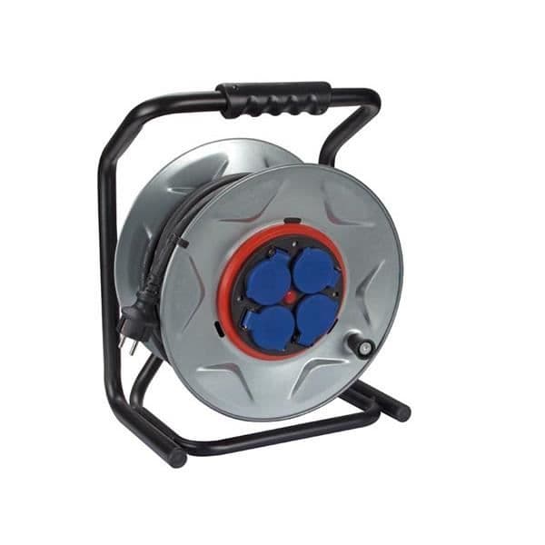 Rulle - NEOPREN - 25 m - 4 Uttag - Anti-Twist System - Termisk Skydd