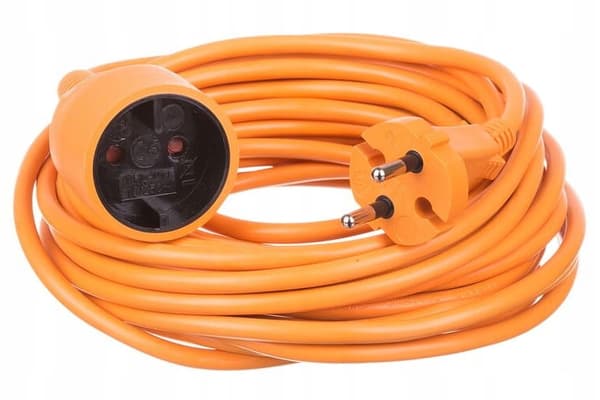 Haveforlængerledning 20m konstruktion orange 250V