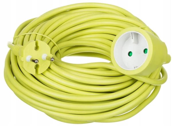 Trädgårdsförlängningssladd konstruktion lime 20m 230V