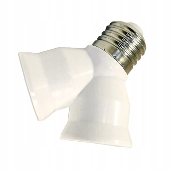 Fatningsdeleradapter 2xE27