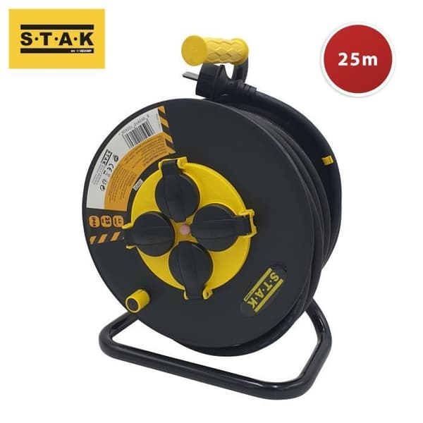 Elrullar ip44 kabel ho7 - f3g2.5mm2 längd 25 mcable h07rn-f3g2.5mm2vikt 6.7 kg