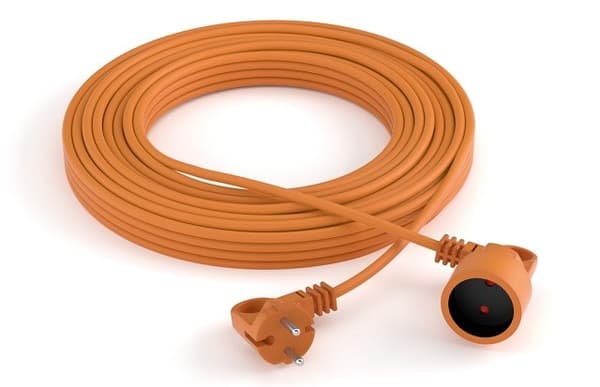 Acar PS-2P H05VV-F 2X1 15M haveforlængerkabel