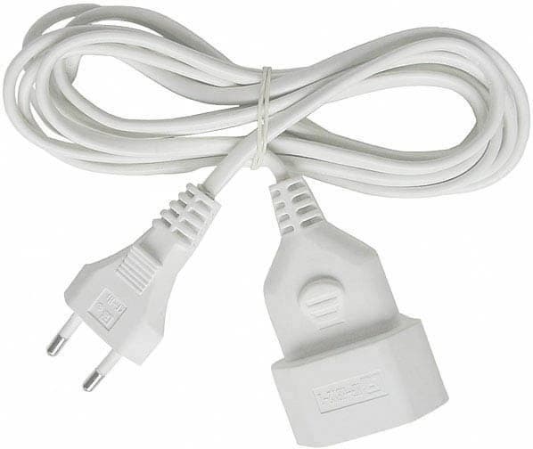 Brennenstuhl maadoittam.laitekaapeli, CEE 7/16 - IEC 60906-1, 5m, valk