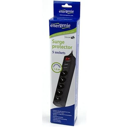 Strāvas pagarinātājs Energenie 5 vietas 1.5m