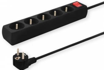 Listwa zasilająca 5 gniazd 1,5m, LZ-01
