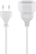 Miniatyrbilde 1 av 8: Goobay Skjøteledning Europlug, 5 m, hvit Europlug (type C, CEE 7/16) &gt; Europeisk stikkontakt
