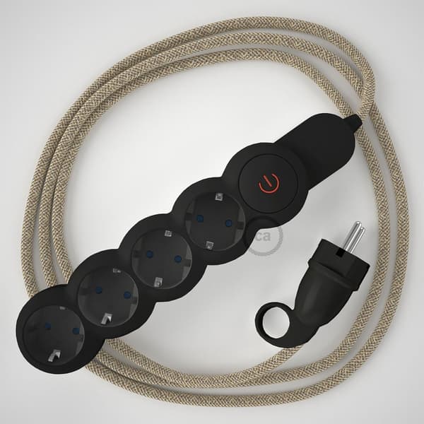 Creative Cables Strömlist Linnekabel Rn M1t4n01rn01 01 1 M Guld 1 m