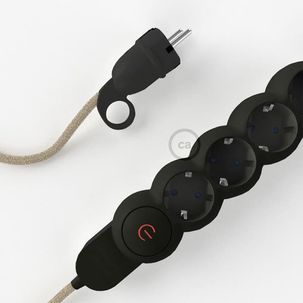 Creative Cables Strömlist Linnekabel Rn M1t4n01rn01 01 1 M Guld 1 m