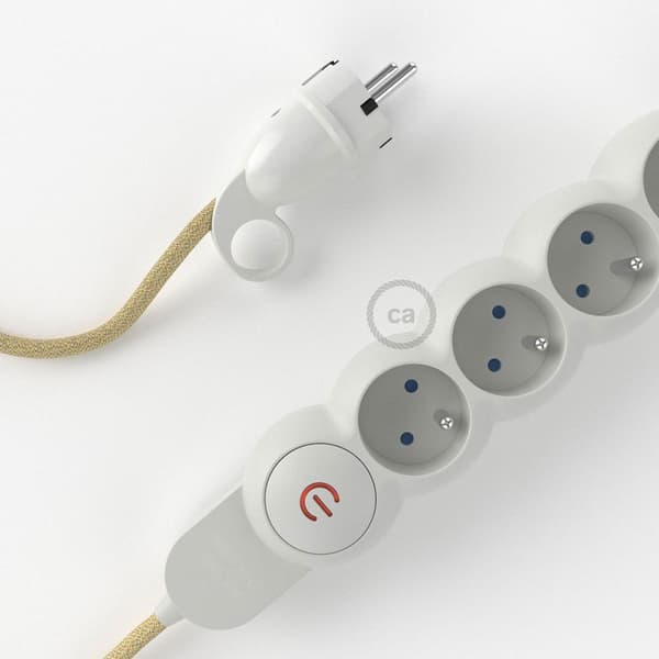 Creative Cables Strömlist Kabel Rn M1f4b05rn06 Jute 06 5 M Durchsichtig 5 m