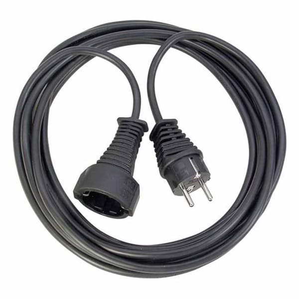 Brennenstuhl 1168460 H05vv-f 3g1.5 10 M Ip20 Prop Udvidelse Sort