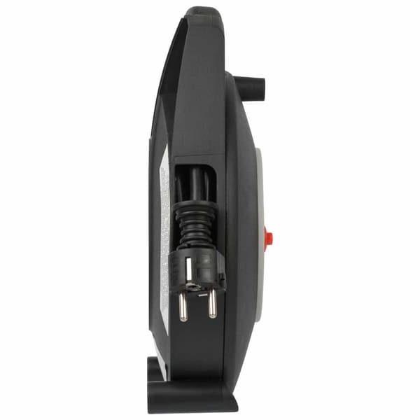 Brennenstuhl Kabelrulle 1093200 10 M 4 Outlets Med Kredsløb Afbryder Sort