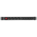 Miniatyrbillede 2 af 5: Salicru Sps 4+6 Socket Pdu Sch+c13/c14 Sort