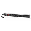 Miniatyrbillede 1 af 5: Salicru Sps 4+6 Socket Pdu Sch+c13/c14 Sort