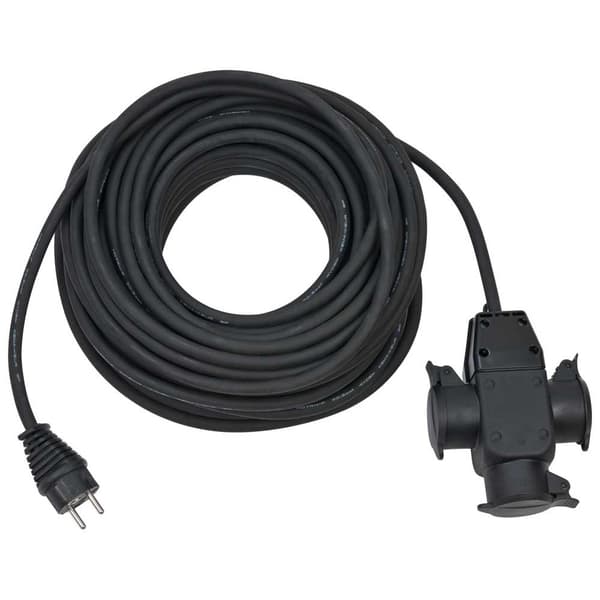 Brennenstuhl Plug Forlængelse 1167810301 Ip44 10 M Sort