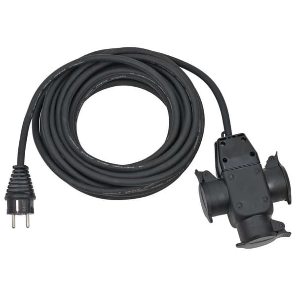 Brennenstuhl Plug Forlængelse 1167810301 Ip44 10 M Sort