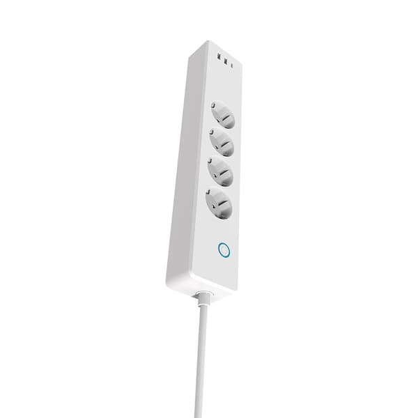 Muvit Io Strøms Strimmel Smart 2 Usb Qc 3.0 18w + 1 Usb-c Pd 20w + 4 Plug