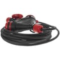 Miniatyrbillede 3 af 4: AWTOOLS EXTREME FORLÆNGERKABEL 10m 3x2,5mm 3 STIKkontakter IP54 16A/4000W
