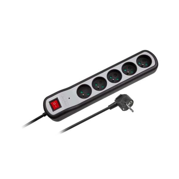 Rebel strømskinne 5 fatninger med kontakt (3m, 3x1,5mm)