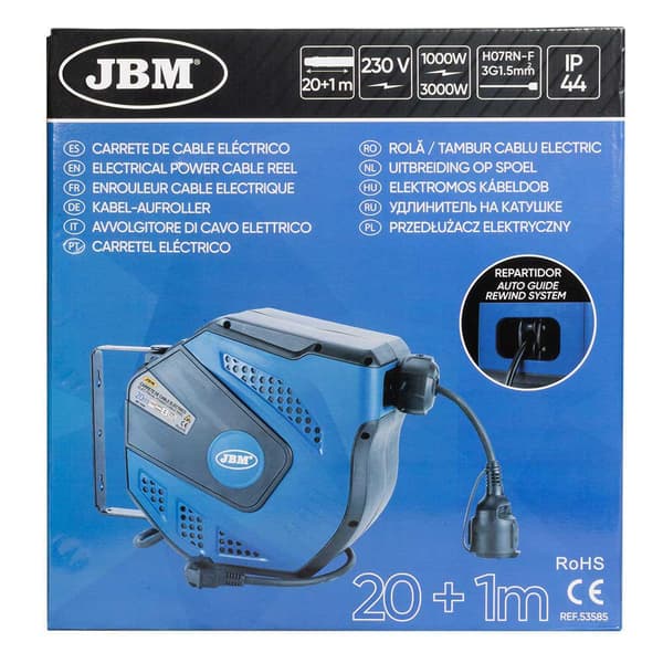 Jbm 21 M Elektrisk Kabelrulle