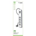 Miniatyrbillede 3 af 3: Belkin Strømskinne Surgemaster 4-fold Hvid