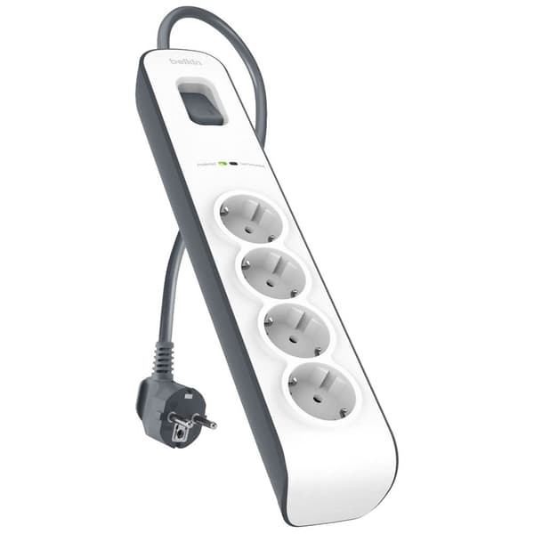Belkin Strømskinne Surgemaster 4-fold Hvid