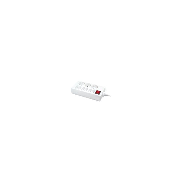 PRELUNGITOR LOGILINK, Schuko x 3 + Euro skt x 6, cablu 3G 1.5mm2, 230 V/16 A, 50 Hz, max. 3500 W, buton intrerupator iluminat, IP20, 1.5m, alb, "LPS20
