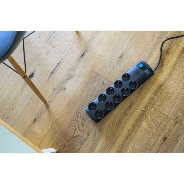 Brennenstuhl Første Linje 10 Stikkontakter Med Afbryder Forlængerledning Søvfarvet One Size / EU Plug
