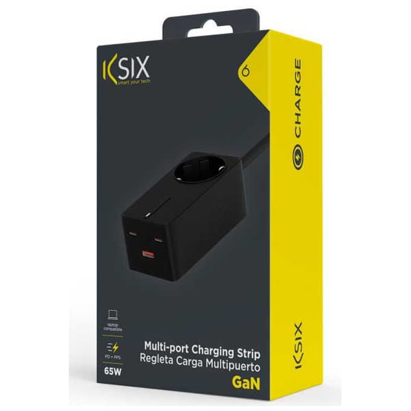 Ksix Usb C/a Pps Gan 65w 1.5 M Forlængerledning