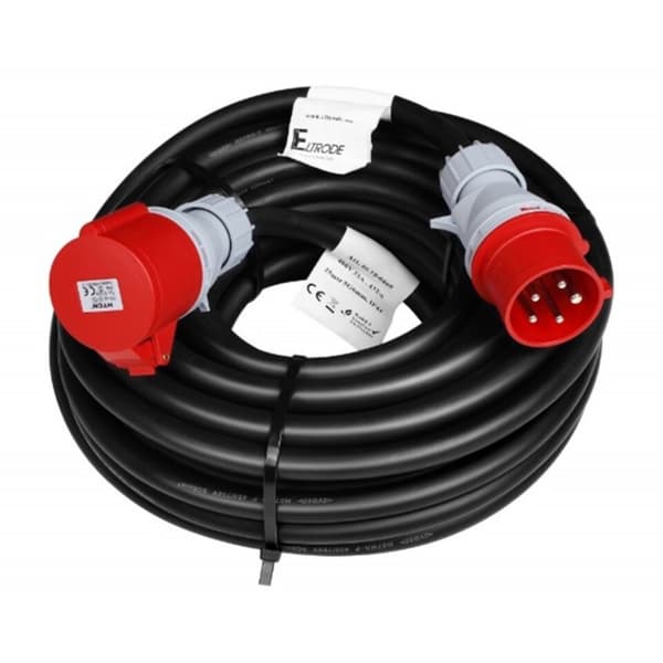 Skjøtekabel 32A 400V 5G6 25M