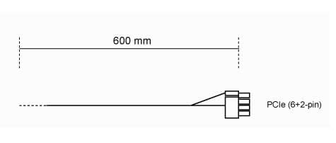 be quiet! PCI-E STRØMKABEL CP-6610