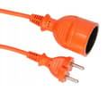 Miniatyrbillede 3 af 3: AWTOOLS ENKELSTØTTE HAVE FORLÆNGERKABEL 40m UDEN JORDING / 2x1,0mm / 6A / 230V / 1500W